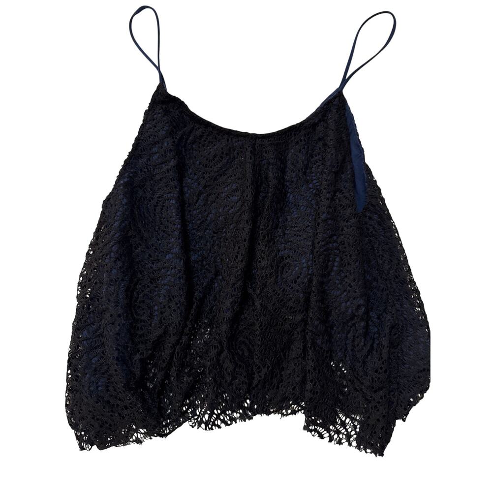 SAM EDELMAN strappy tank top - LARGE, lace
